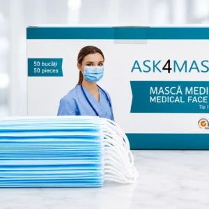Masti medicale tip IIR ASK4MASK by EliMedical - cutie 50 buc